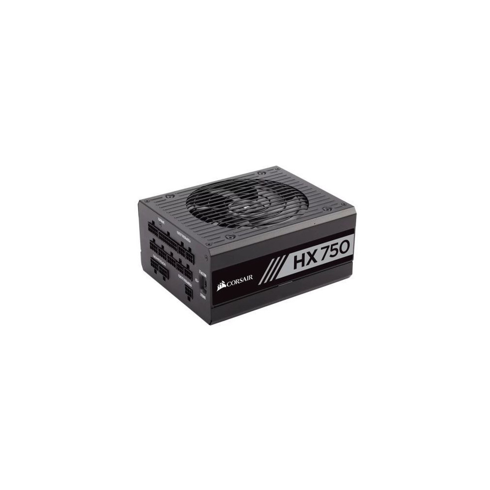 Corsair 750W Professional HX Series HX750 PSU, Fluid Dynamic Fan, Fully Modular, 80+ Platinum