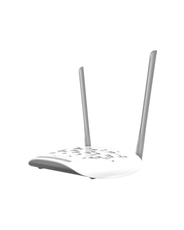 TP-LINK (TL-WA801N) 2.4Ghz 300Mbps Wireless N Access Point, Fixed Antennas, Multi-mode - Repeater, Multi-SSID, Client, Bridge with AP