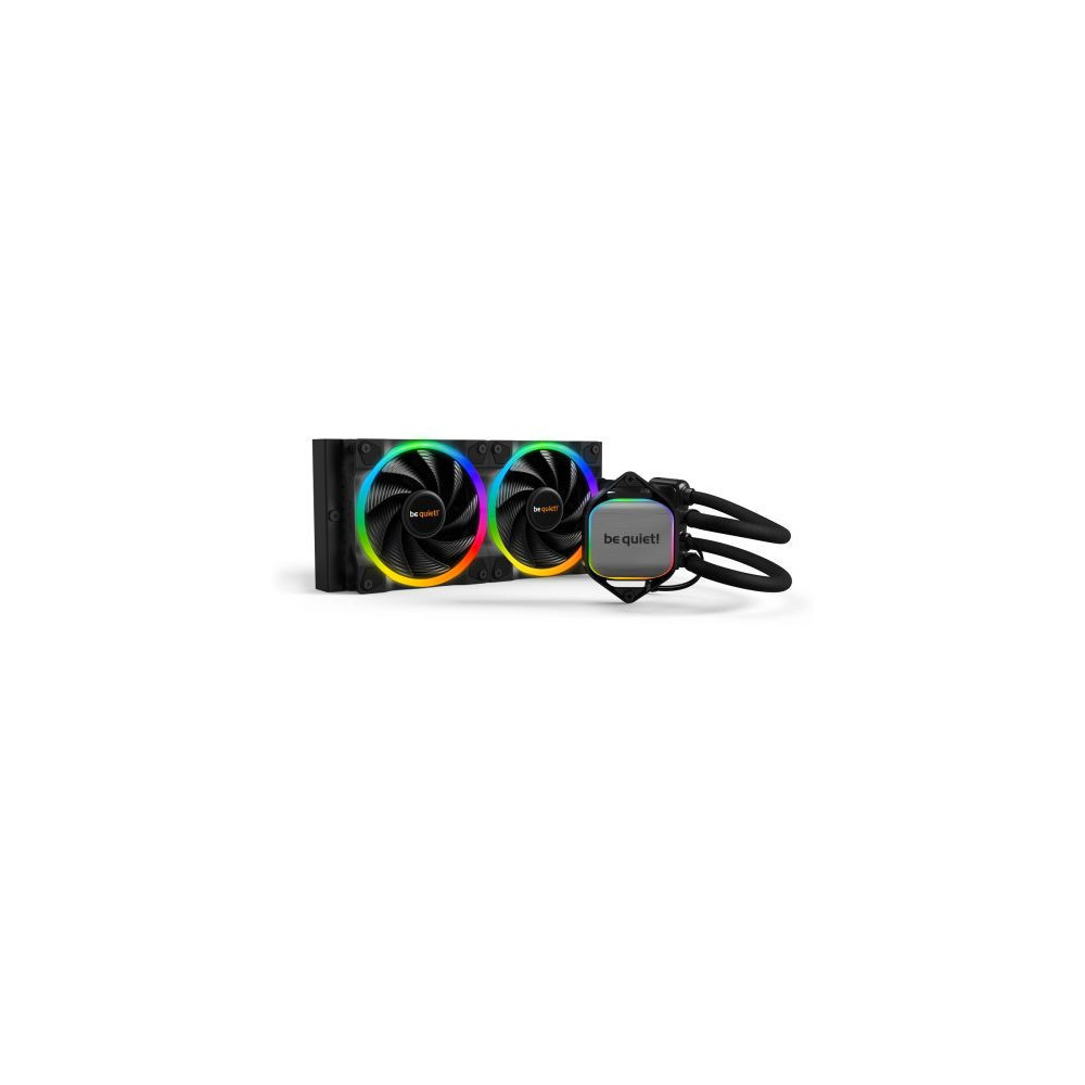 Be Quiet! Pure Loop 2 FX RGB 240mm Liquid CPU Cooler, 2 x 12cm Light Wings ARGB Fans, ARGB PWM Hub