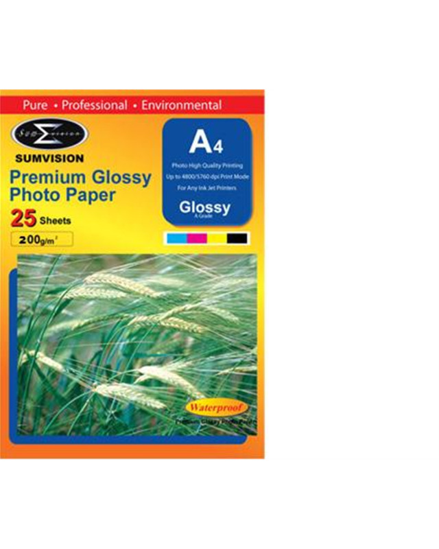 Sumvision A4 200gsm (25 pack) Glossy Photo Paper
