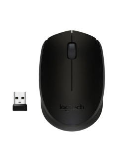 Logitech Wireless Mouse M171, Compact Ambidextrous Curve Design, 12-Month Battery, 2.4 GHz wireless connection, Black