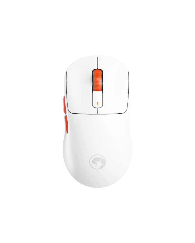 Marvo Scorpion G964W Niro 60 Wireless and Bluetooth USB-C Rechargeable Gaming Mouse (White)