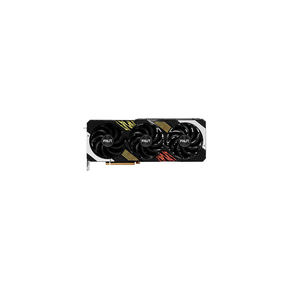 Palit RTX4070 Ti GamingPro OC, PCIe4, 12GB DDR6X, HDMI, 3 DP, 2760MHz Clock, RGB Lighting, Overclocked
