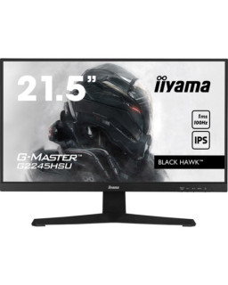 iiyama G-MASTER G2245HSU-B2  22 inch IPS Gaming Monitor, Full HD, 1ms, HDMI, DisplayPort, USB Hub, Freesync, 100Hz, Speakers, Black, Internal PSU, VESA
