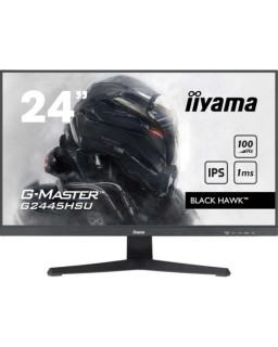 iiyama G-MASTER G2445HSU-B2 24 inch IPS Monitor, Full HD, 1ms, HDMI, DisplayPort, HDCP, USB Hubx2, Freesync, 100Hz, Speakers, Black, Internal PSU, VESA