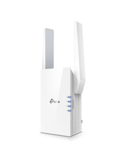 TP-LINK (RE505X) AX1500 (300+1200) Dual Band Wall-Plug Wi-Fi 6 Range Extender, 1 x GB LAN, AP Mode
