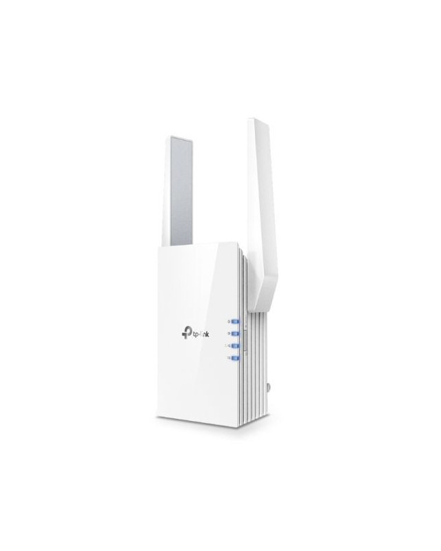 TP-LINK (RE505X) AX1500 (300+1200) Dual Band Wall-Plug Wi-Fi 6 Range Extender, 1 x GB LAN, AP Mode