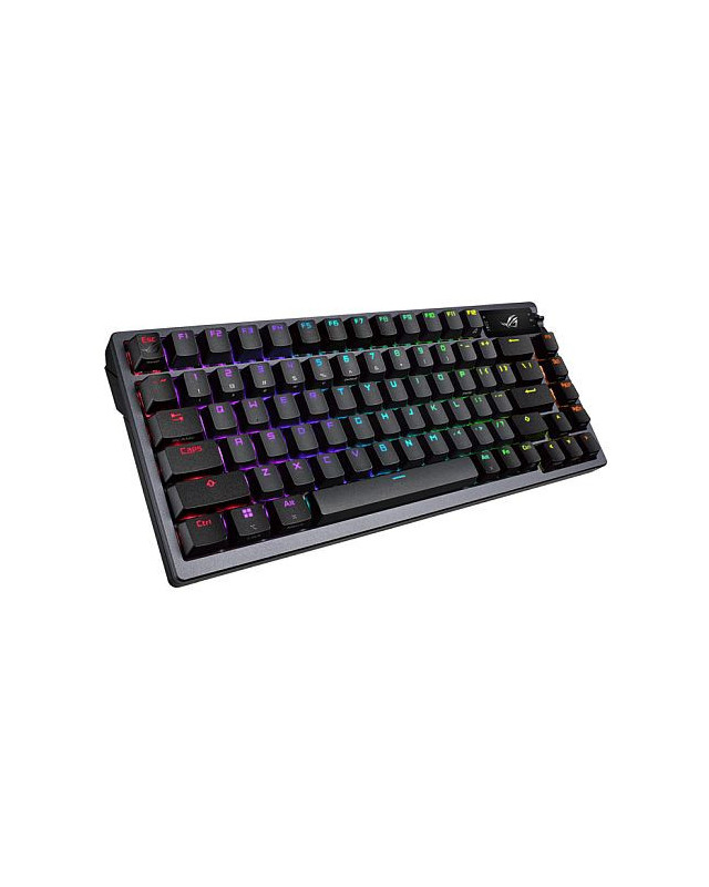 Asus ROG AZOTH Compact 75% Mechanical RGB Gaming Keyboard, Wireless/Btooth/USB, Hot-Swap ROG NX Red Switches, OLED Display, Control Knob, Mac Support