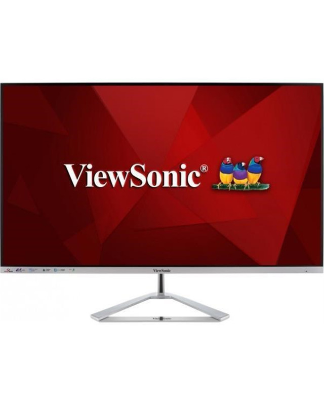 Viewsonic VX3276-4K-mhd 32 Inch 4K Entertainment Gaming Monitor, 60Hz, 4ms, Speakers, Dual HDMI, Display Port, Mini Display Port,  VESA, Silver