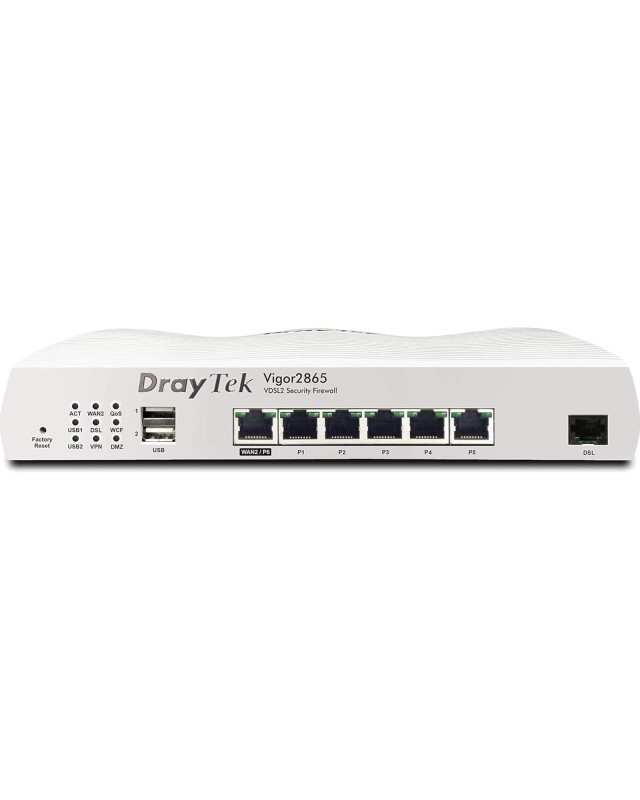 DrayTek V2865-K Vigor 2865 Multi-WAN Firewall VDSL Modem Router