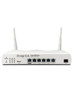 DrayTek V2865LAX-5G-K Vigor 2865Lax 5G Wireless 6 AX Multi-WAN Firewall VDSL/5G Integrated Modem Router with VOIP Functionality