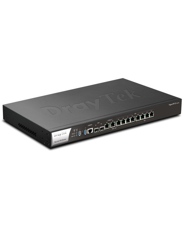 DrayTek V3912-K Vigor 3912 Wired 12.5Gb Enterprise Grade Multi-WAN Firewall Router
