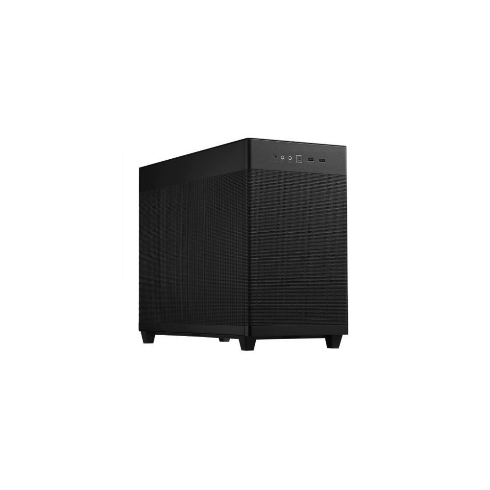Asus Prime AP201 Gaming Case, Micro ATX, Quasi-Filter Mesh, USB-C, Tool-free Panels, 338mm GPU & 360mm Radiator Support, Black