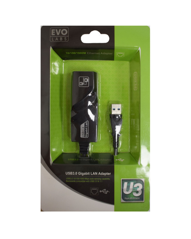 Evo Labs USB 3.0 to Gigabit Ethernet Adapter
