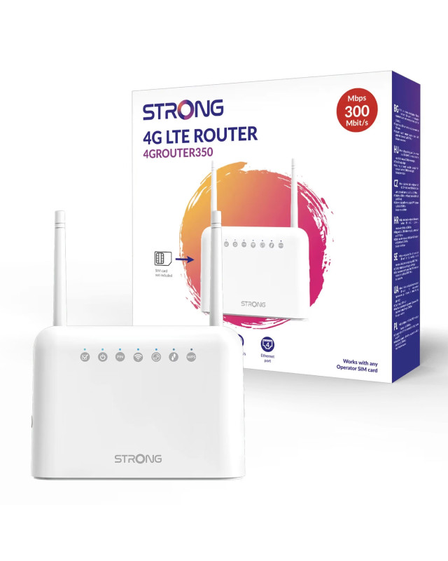 Strong 4GROUTER350UK 4G LTE CAT4 N300 Unlocked Mobile Broadband Wireless Router