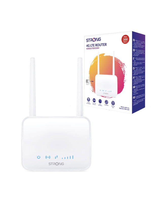 Strong 4GROUTER350MUK 4G LTE CAT4 N300 Unlocked Mobile Broadband Mini Wireless Router