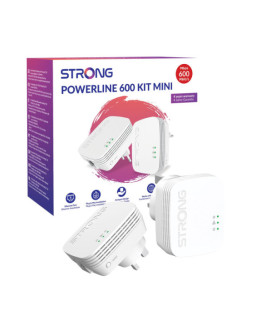 Strong POWERL600DUOMINIUK AV600 Mini Powerline Kit (2 Pack)
