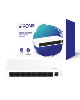 Strong SW8000PUK 8 Port Gigabit Switch (Plastic)