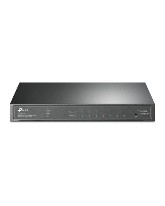 TP-Link JetStream TL-SG2008P 8-Port Metal Gigabit Smart Switch with 4-Port PoE+ (62W)