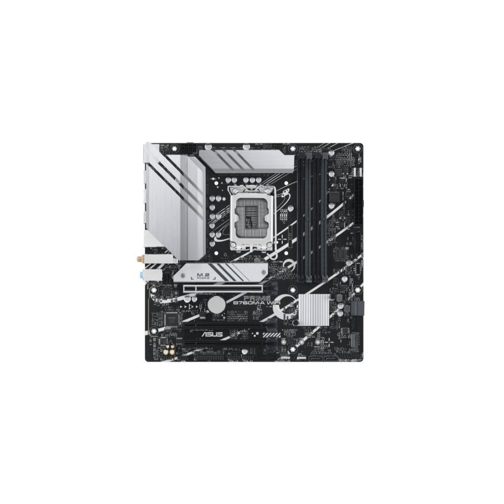 Asus PRIME B760M-A WIFI, Intel B760, 1700, Micro ATX, 4 DDR5, 2 HDMI, DP, Wi-Fi 6, 2.5G LAN, PCIe4, 2x M.2