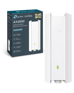TP-LINK (EAP650-OUTDOOR) Omada AX3000 Indoor/Outdoor Wi-Fi 6 Access Point, Dual Band, OFDMA & MU-MIMO, PoE, Mesh Technology