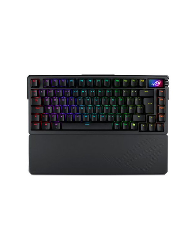 Asus ROG AZOTH Extreme Compact 75% Mechanical RGB Gaming Keyboard, Wireless/Btooth/USB, NX Snow Switches, 8000Hz, OLED Display, Control Knob