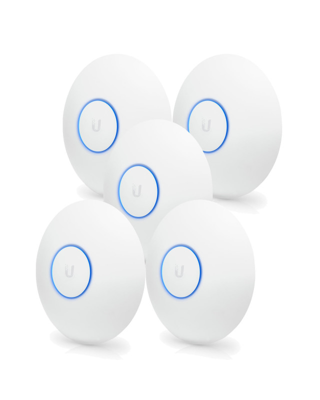 Ubiquiti UAP-AC-LR-5 UniFi Long Range Wireless AC1300 Dual Band PoE Access Point (5 Pack)
