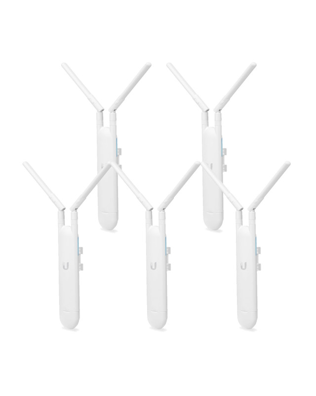 Ubiquiti UAP-AC-M-5 UniFi Mesh Wireless AC1300 Dual Band PoE Access Point (5 Pack)