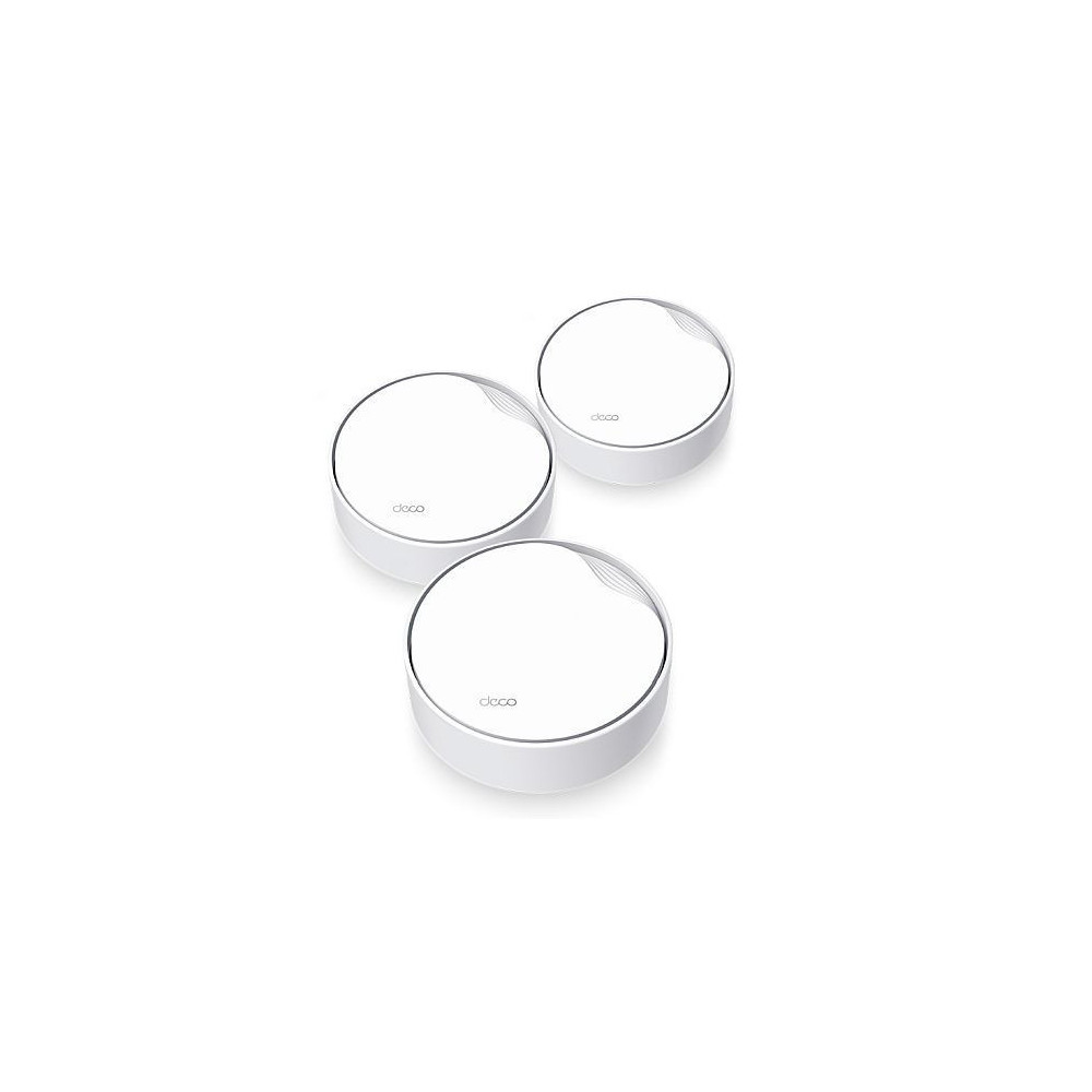 TP-LINK (DECO X50-POE) AX3000 Dual Band Wireless Mesh Wi-Fi 6 System with PoE, 3 Pack, 2.5G LAN, OFDMA & MU-MIMO, TP-Link HomeSh