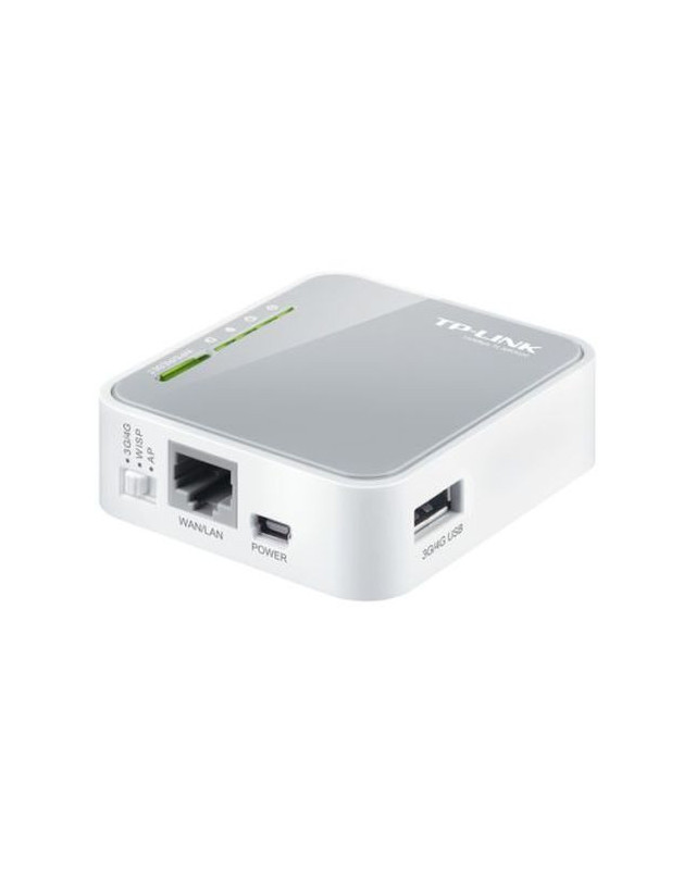 TP-LINK (TL-MR3020) 300Mbps Travel-size Wireless 3G/4G Router, USB, LAN