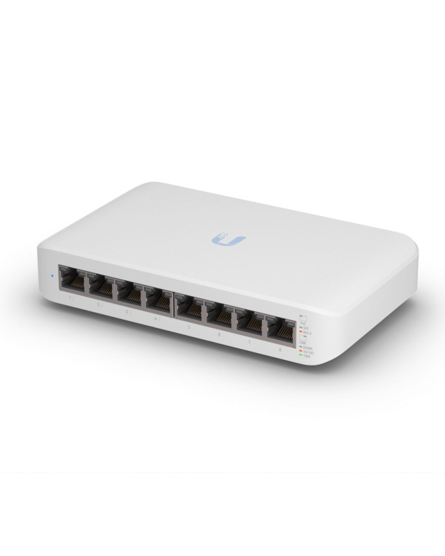 Ubiquiti USW-LITE-8-POE UniFi Switch Lite 8 Port Gigabit Managed Switch with 4 POE+ Ports (UK Plug)