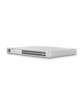 Ubiquiti USW-PRO-AGGREGATION UniFi Switch Pro Aggregation, 28x 10G SFP+ Ports, 4x 25G SFP28+ Ports, 760 Gbps Switching, 565.44 Mbps Forwarding, 380 Gbps Non-Blocking Throughput