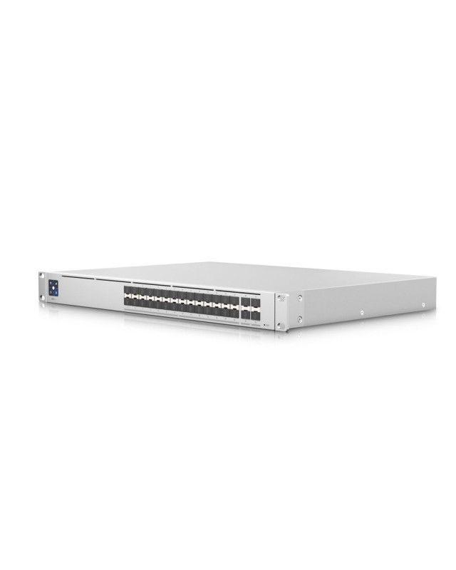 Ubiquiti USW-PRO-AGGREGATION UniFi Switch Pro Aggregation, 28x 10G SFP+ Ports, 4x 25G SFP28+ Ports, 760 Gbps Switching, 565.44 Mbps Forwarding, 380 Gbps Non-Blocking Throughput