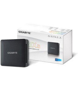Gigabyte BRIX (GB-BRI7H-1355) Barebone Kit, Intel Core i7-1355U 5.0GHz 10 Core CPU, 2 x DDR4 SO-DIMM Slots, 1 x M.2 2280 Slot, 1x 2.5" SATA Slot, Wi-Fi 6 & Bluetooth 5.2