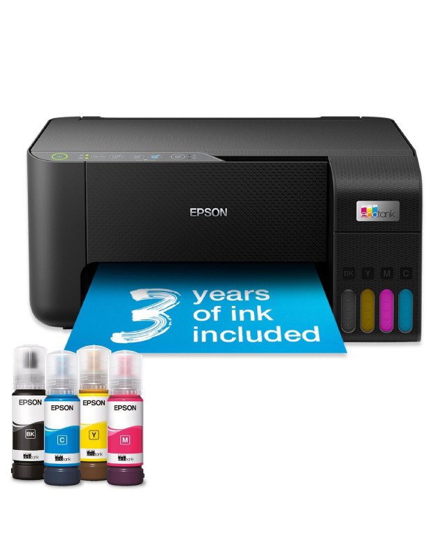 Epson EcoTank ET-2862 C11CJ67427 Multifunction Wi-Fi Ink Tank Printer, Colour, Wireless, All-in-One, A4, 5760x1440 DPI