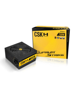 ANTEC Cuprum Strike CSK750H 750W PSU, 120mm Silent Fan, 80 PLUS Bronze, Semi Modular, UK Plug, Flat Black Cables, CircuitShield Industrial-Grade Protections
