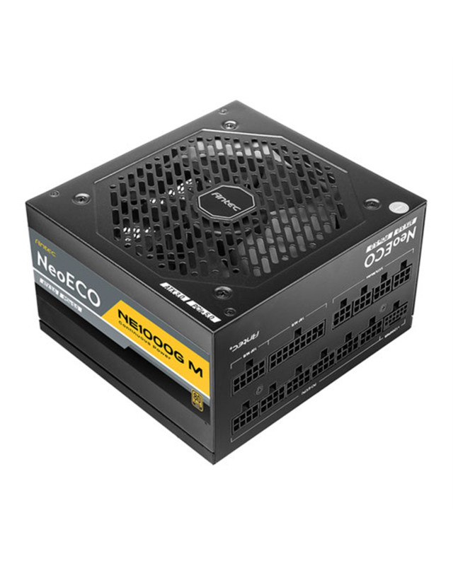 Antec NE1000G M, PCIe 5.0 Ready, Fully Modular, 80PLUS Gold, Single Rail, 83A, 120mm FDB Fan, ATX3.0 PSU