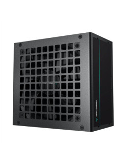 DeepCool PF600 600W PSU, 120mm Silent Hydraulic Bearing Fan, 80 PLUS White, Non Modular, UK Plug, Flat Black Cables, Efficient & Affordable
