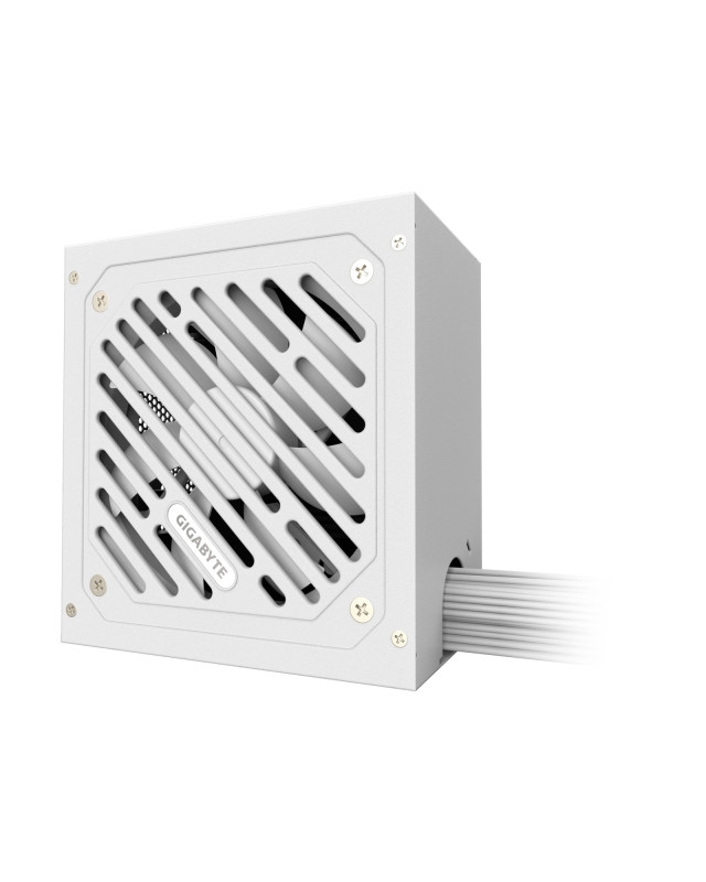 GIGABYTE GP-P550SS 550W 80 PLUS Silver Certified Power Supply, White - ATX 3.0 Standard, Quiet 120mm Fan, Flat Cable Design, BULK PACK