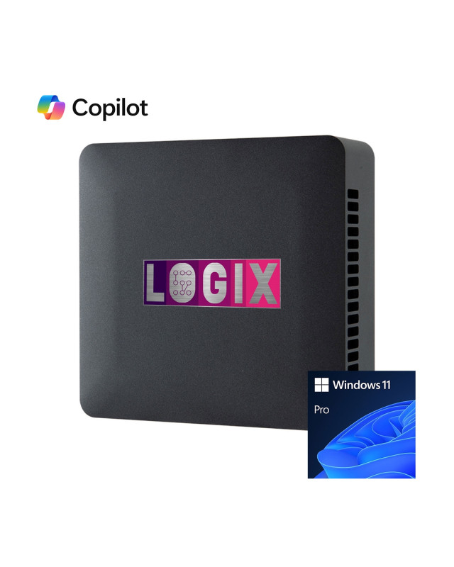 LOGIX Intel Core i5-1335U 4.6GHz 10 Core CPU, 1 x DDR4 16GB SO-DIMM, 500GB Kingston NVMe, Wireless AX & Bluetooth 5.2 Windows 11 Pro - Pre-Built