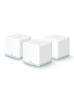 Mercusys (HALO H30 3-Pack) AC1200 Whole-Home Mesh Wi-Fi System, Dual Band, 2x 10/100 LAN on each Unit, AP Mode