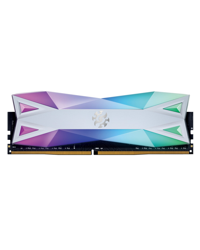 Adata XPG Spectrix D60G AX4U320016G16A-ST60 DDR4 3200MHz 16GB (1 x 16GB) RGB System Memory, White