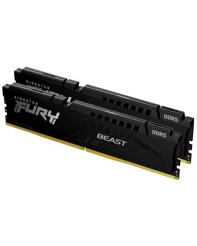 Kingston 32GB 6400MT/s DDR5 CL32 DIMM (Kit of 2) FURY Beast Black XMP