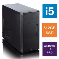 MATX Tower PC, Fractal Core 1100 Case, i5-11400, 8GB 3200MHz, 512GB SSD, Bequiet 450W, No Optical, KB & Mouse, Windows