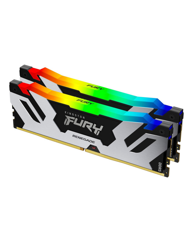 Kingston FURY Renegade RGB KF560C32RSAK2-96 96GB (48GB x2) DDR5 6000MT/s Silver/Black DIMM [XMP]