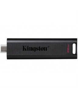 Kingston DTMAX/512GB DataTraveler Max 512GB USB-C USB Drive, USB3.2, Gen2, 1000MB/s, Black, Retail Boxed