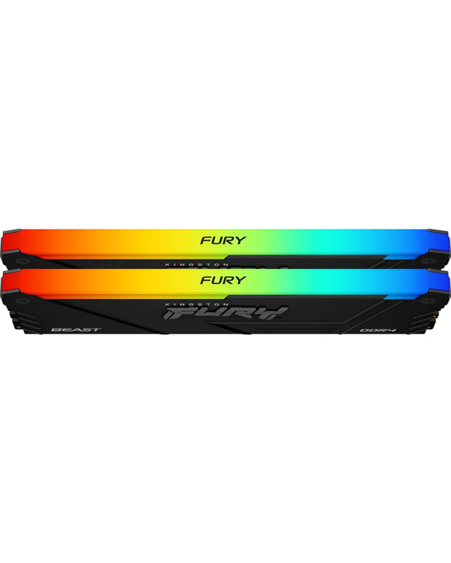 Kingston Fury Beast 16GB 3600MHz (2x8Gb) DDR4 CL17 DIMM RGB System Memory