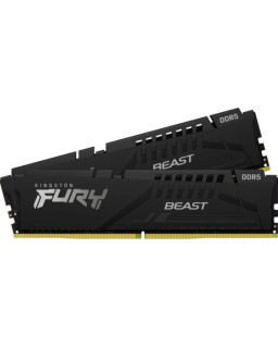 Kingston FURY Beast 64GB (2 x 32GB) 6000MHz DDR5 DIMM System Memory Black Heatsink