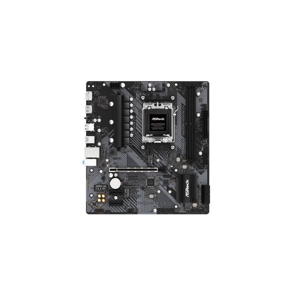 Asrock A620M-HDV/M.2+, AMD A620, AM5, Micro ATX, 2 DDR5, HDMI, DP, GB LAN,  PCIe4, 2x M.2