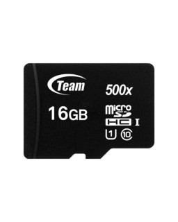Team 16GB Micro SDHC Class 10 UHS-I Flash Card with Adapter